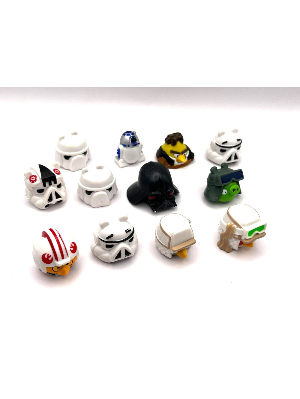 Angry Birds Star Wars Game Pieces Figures Lot of 12 Hasbro Collectibles